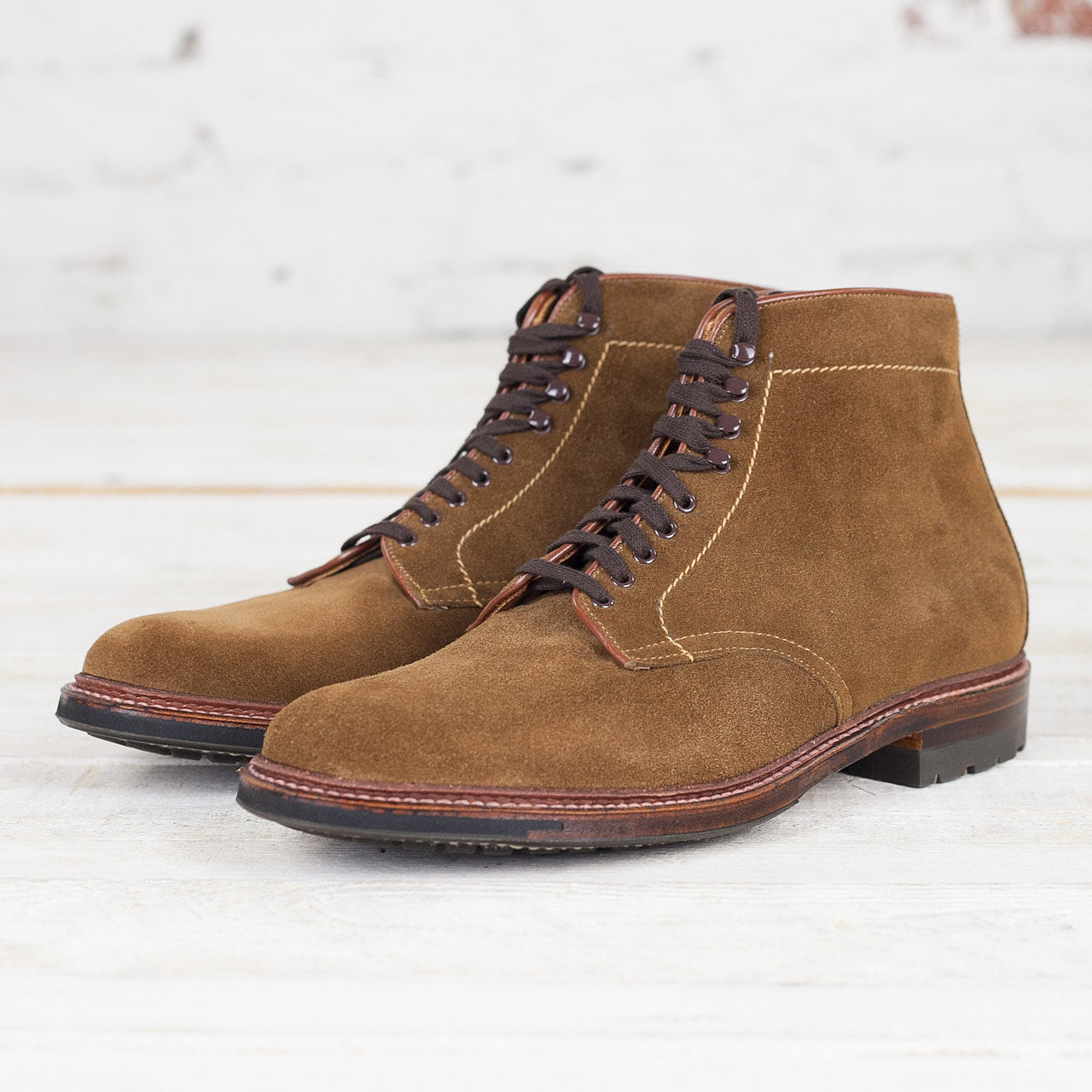 Alden Plain Toe Snuff Suede