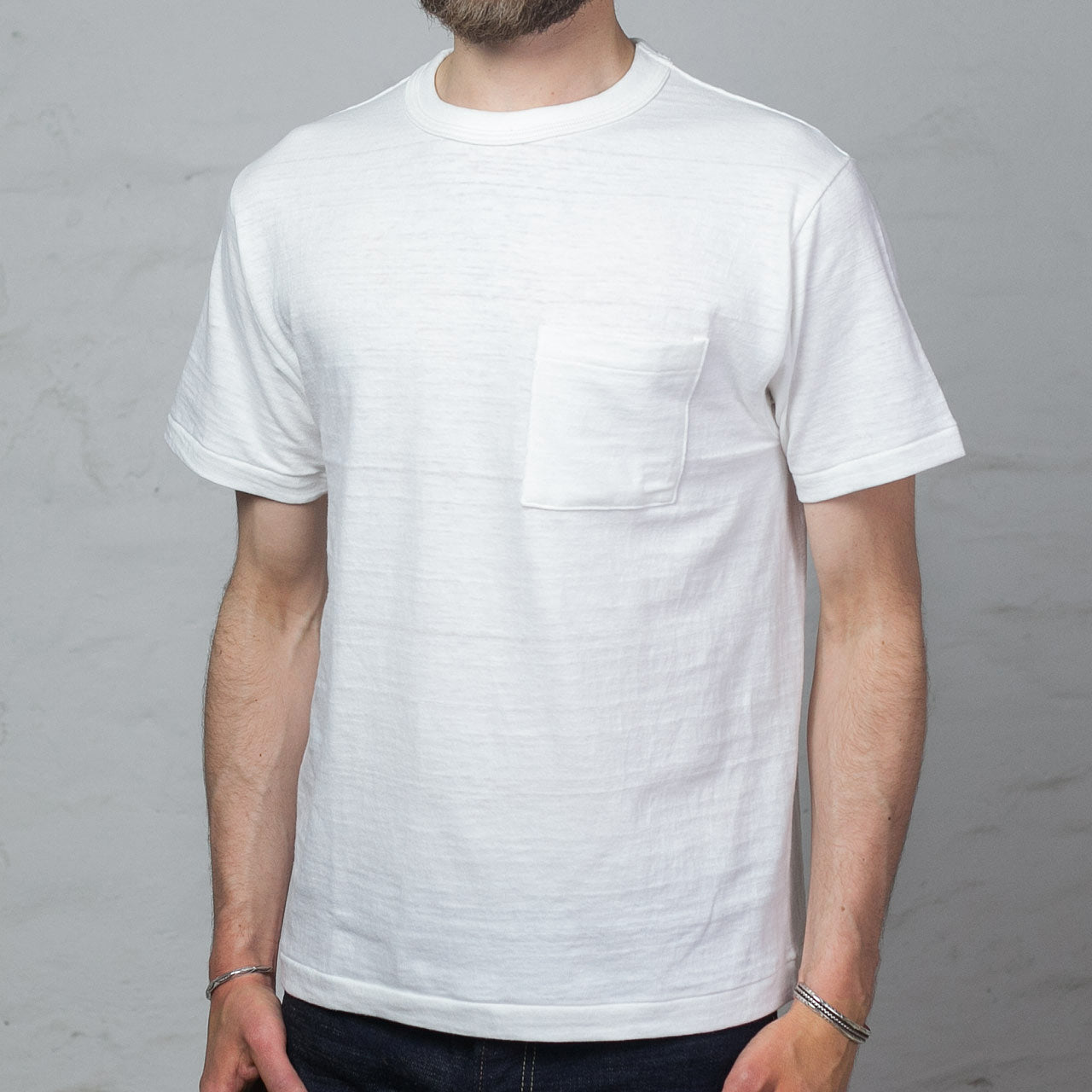 Lot 4601 Pocket Tee Off White