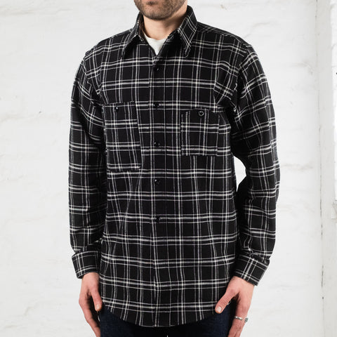 Big Yank 1942 Shirt Plaid Flannel Black