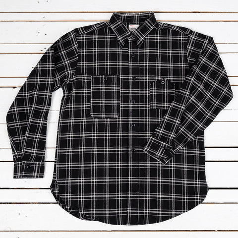 Big Yank 1942 Shirt Plaid Flannel Black