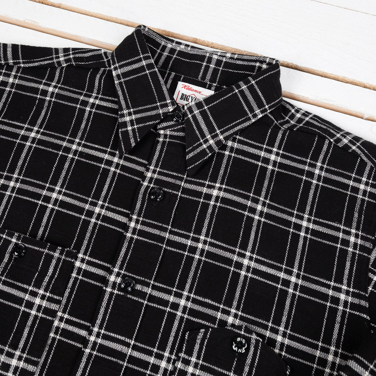 Big Yank 1942 Shirt Plaid Flannel Black