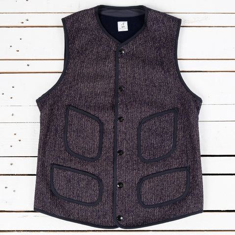 Beach Cloth Vest Black