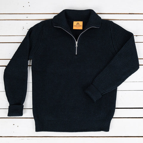 Navy Half-Zip Dark Indigo