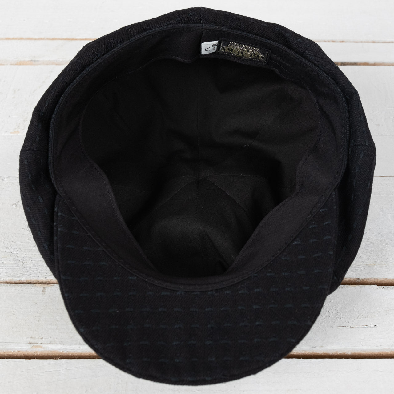 Sashiko 15.5 oz. Black denim casquette