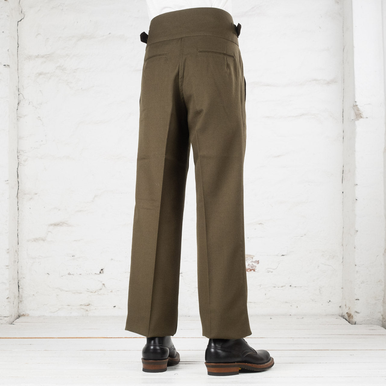 Military Twill Gurkha Pants Green