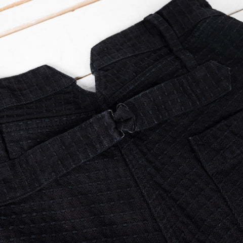 Sashiko 15,5 oz Black Denim Croft Pants