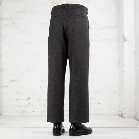 Twisted Heather Cord Harbor Trousers Gray