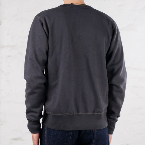 Set-In Crew Neck Sweat Shirts Navy Black