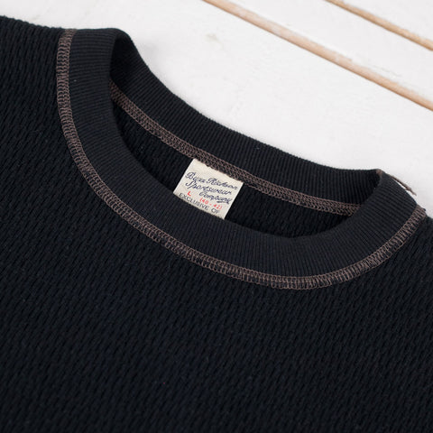 Thermal Plain T-Shirt Black