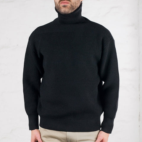 William Gibson Sweaters, Wool, Turtle Neck, Black