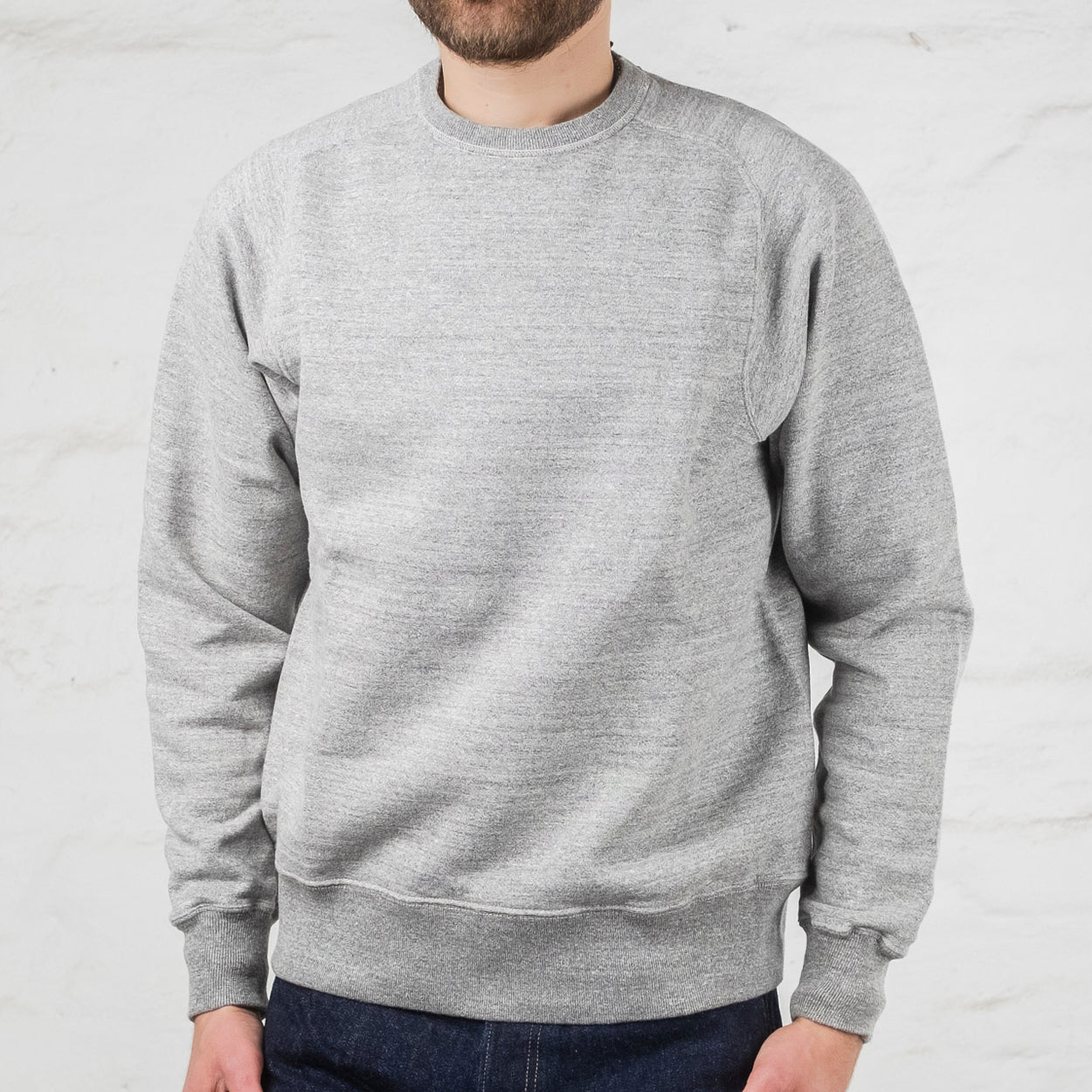 Freedom Sleeve Sweat Shirt Gray Heather