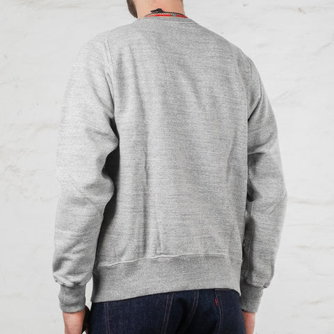 Freedom Sleeve Sweat Shirt Grau Meliert