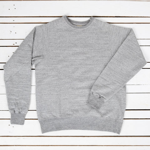 Freedom Sleeve Sweat Shirt Grau Meliert