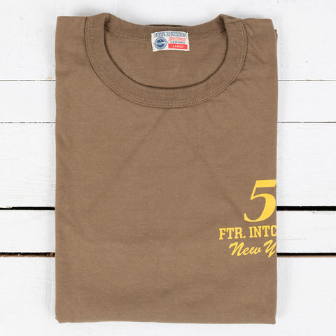 L/S Tee 5th FTR. INTCP. SQ Khaki