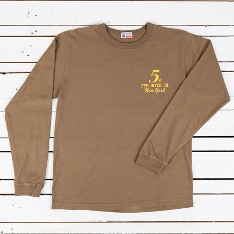 L/S Tee 5th FTR. INTCP. SQ Khaki