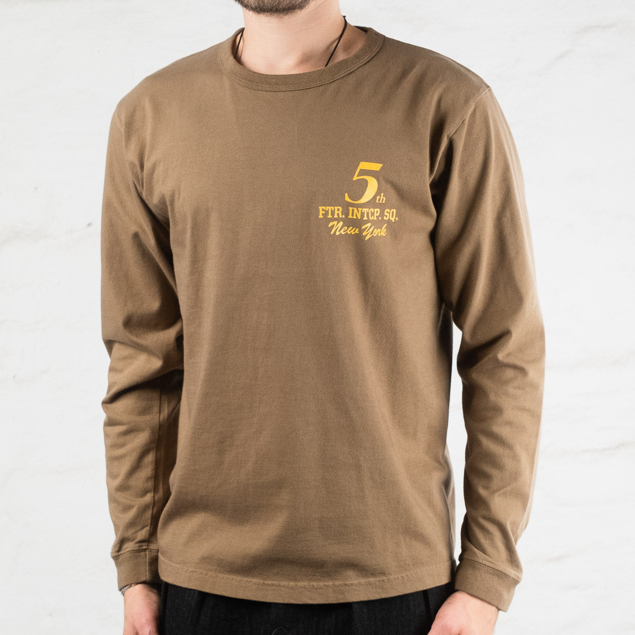 L/S Tee 5th FTR. INTCP. SQ Khaki 