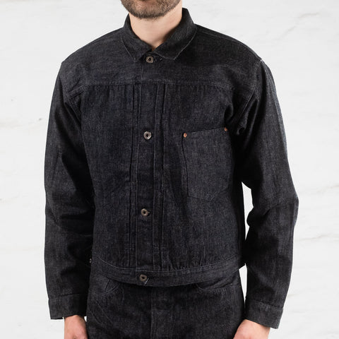 William Gibson WWII Black Denim Blouse