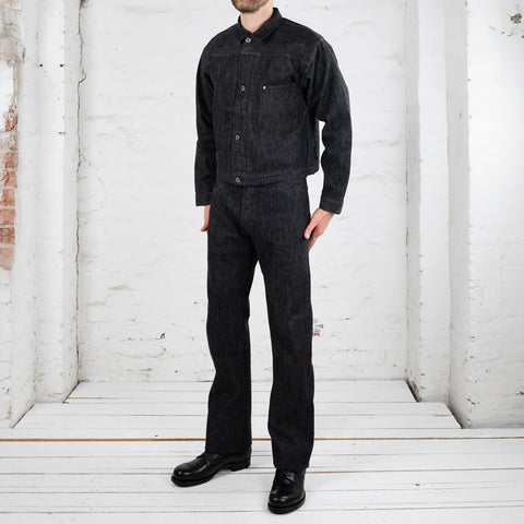 William Gibson WWII Black Denim Blouse