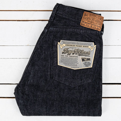 William Gibson WWII Black Denim Waist Overalls