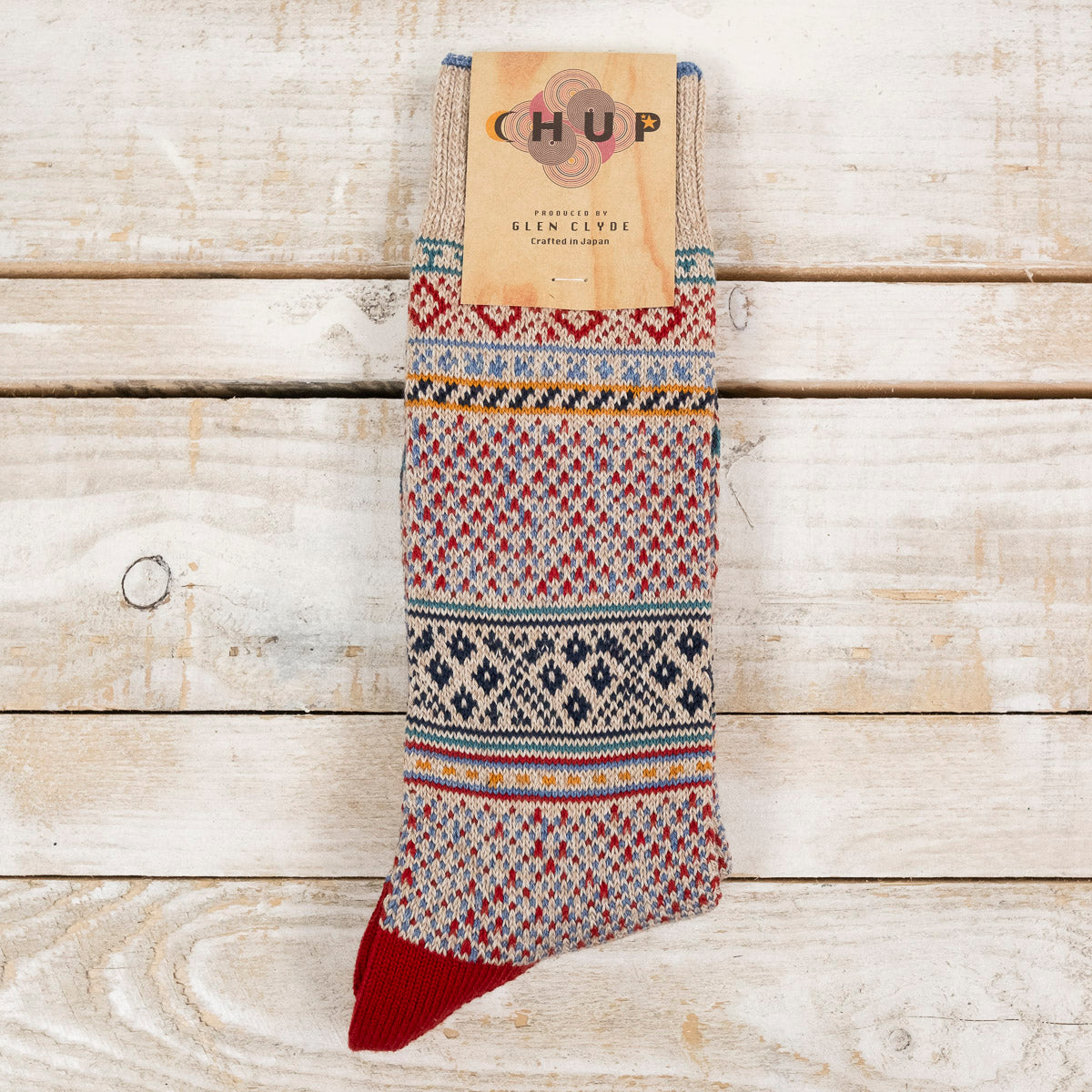 Socken Spring Stippling Cotton Hazel