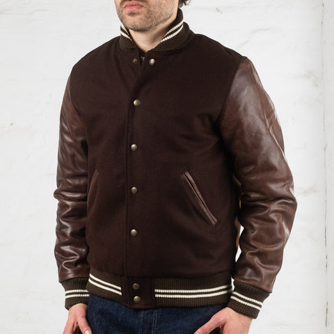 Varsity Jacke Brown