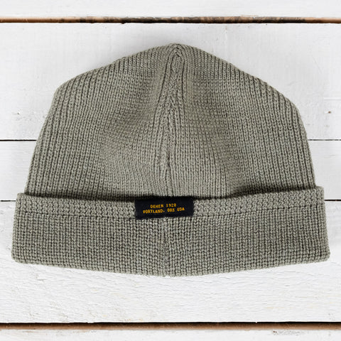 Wool Knit Watch Cap Sage