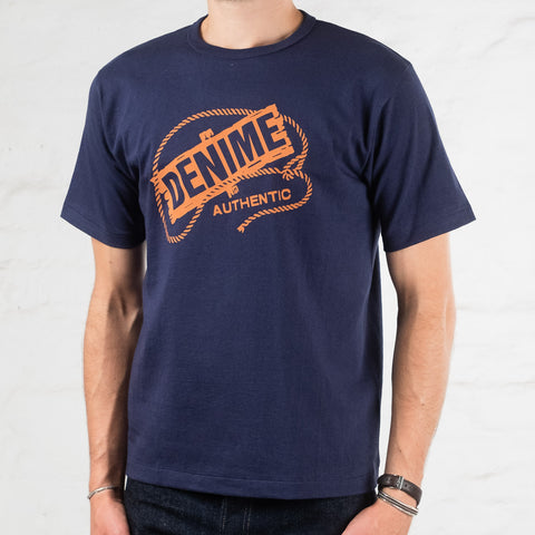 Crew Neck Tee Navy