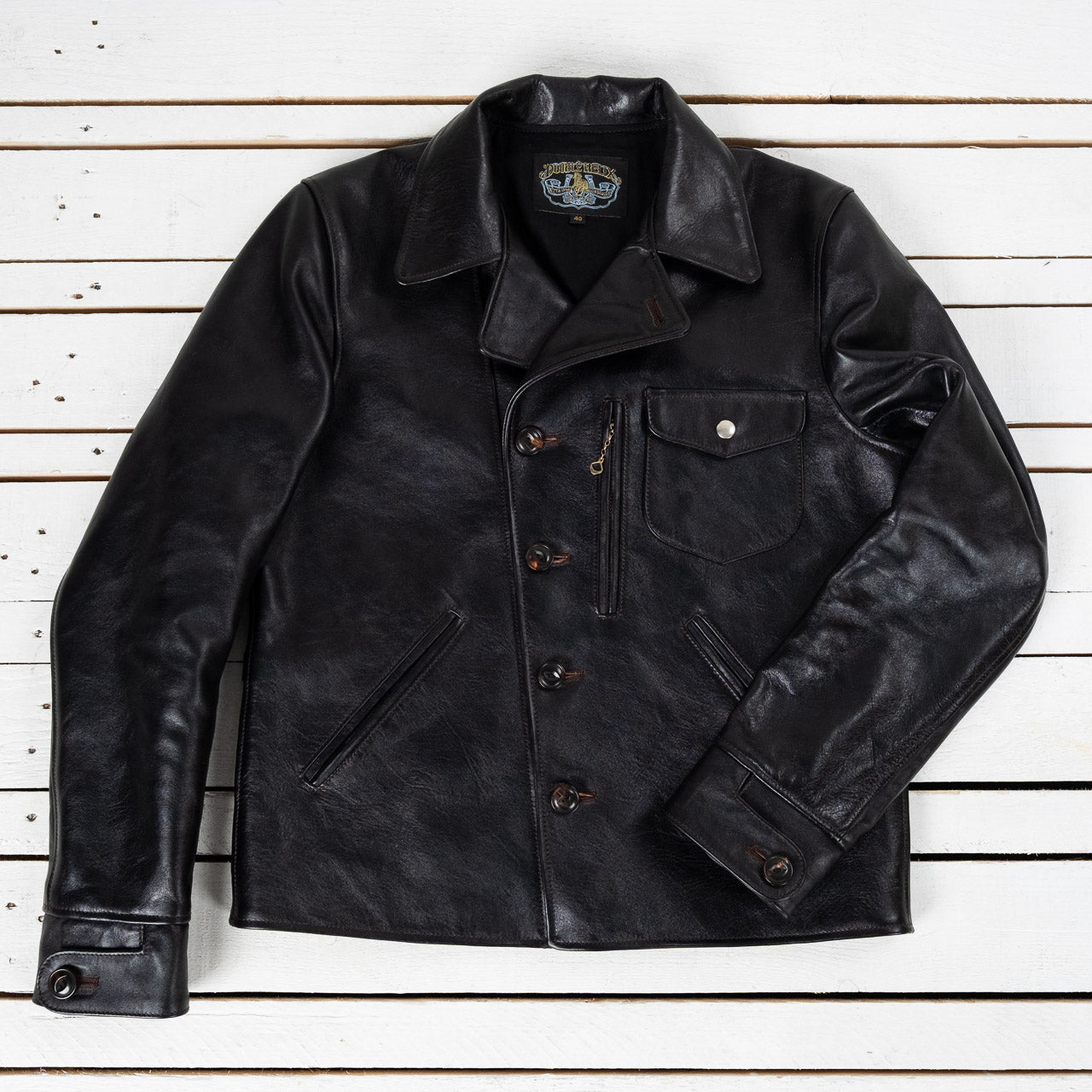 Horse leather jacket "Helix Rider Unus" Black