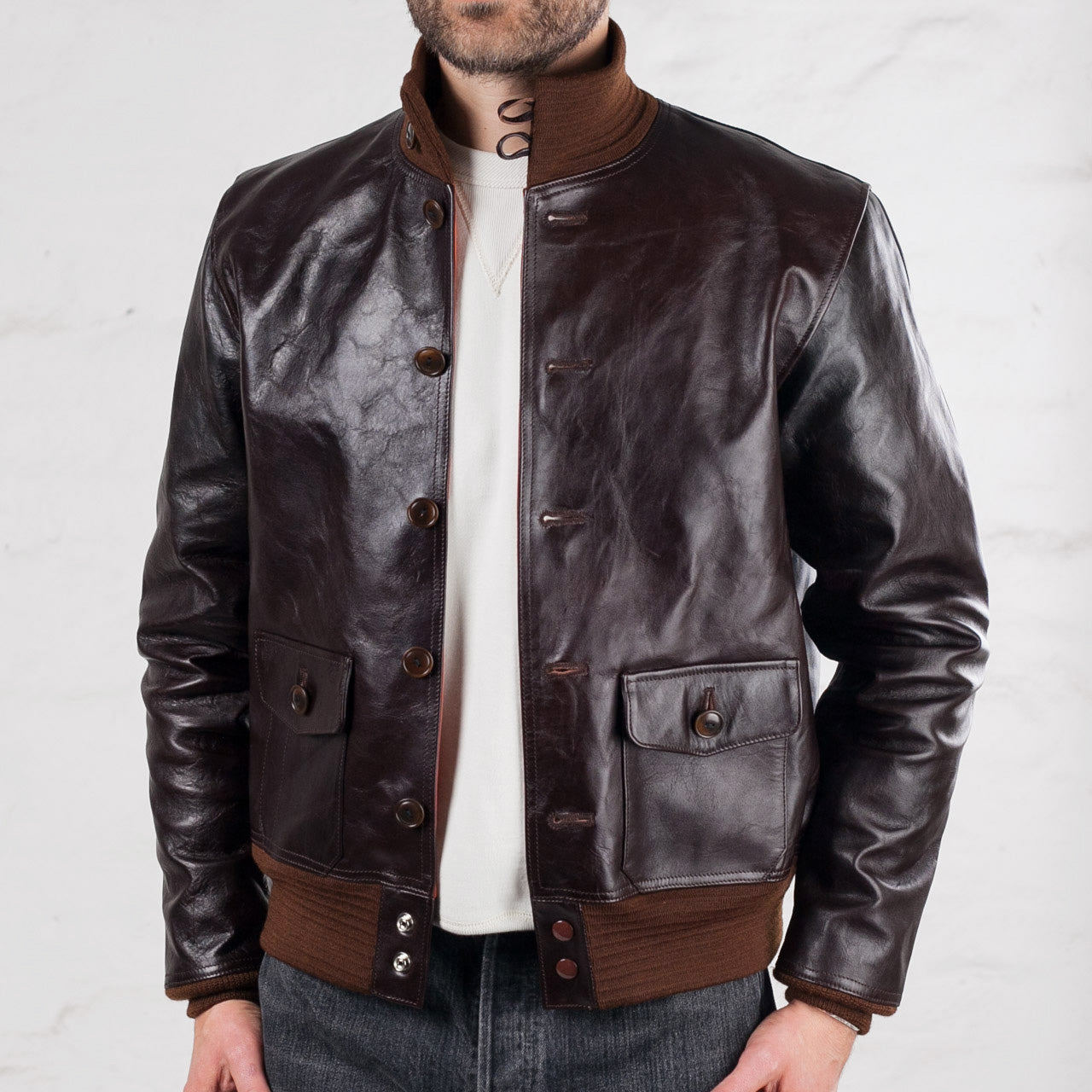 A-1 Flight Jacket Seal Brown