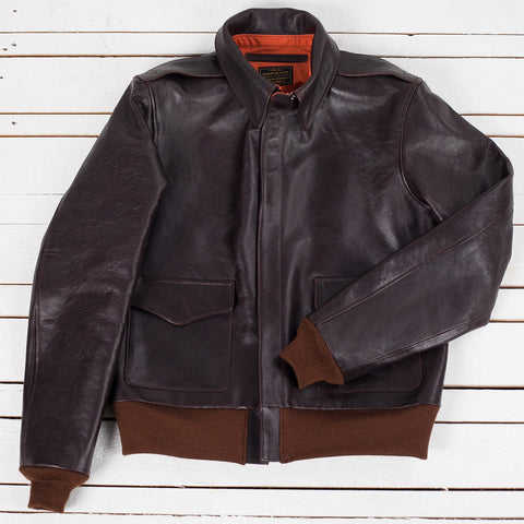 A-2 Flight Jacket Seal Brown