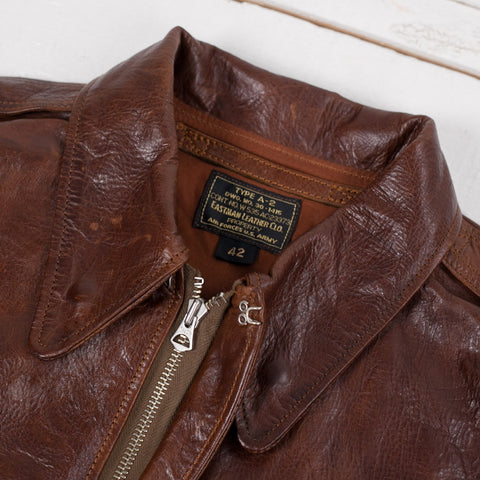 A-2 Masters of the Air Leather Jacket Brown