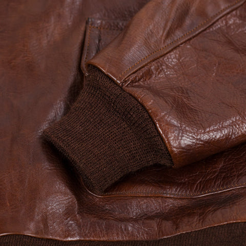 A-2 Masters of the Air Leather Jacket Brown