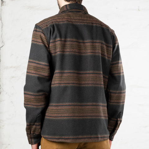 Alta Shirt Black Stripe Wool