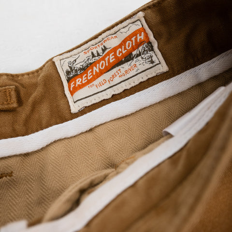 Deck Pant 14 oz. Slub Tan