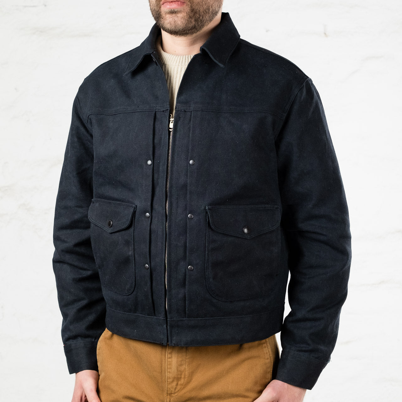 Faro Jacket 20 oz. Waxed Canvas Black 