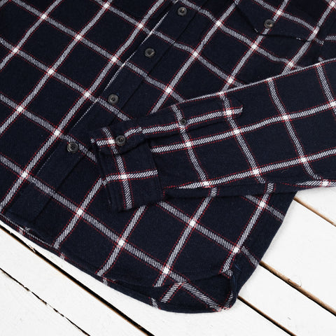 Kamas Wool Plaid Navy