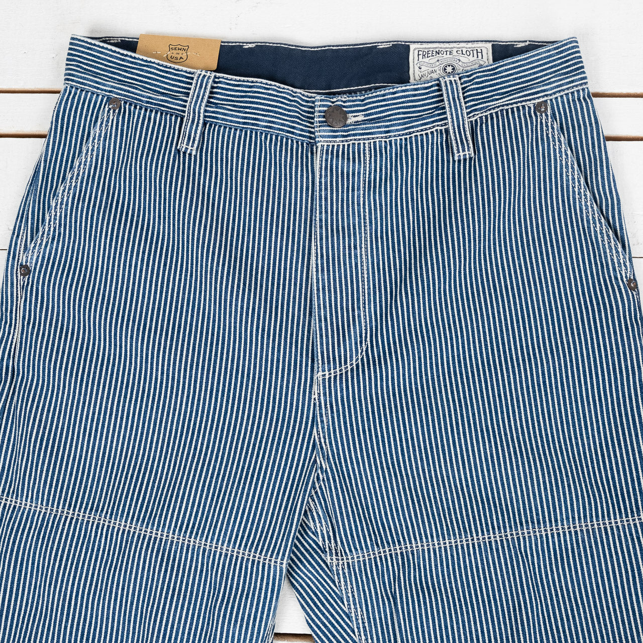 Ortega Pant Indigo Stripe