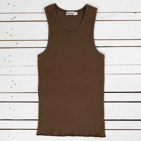 Ribbed Tank Olive