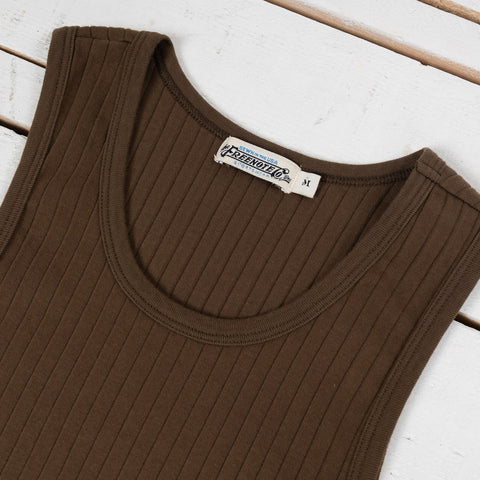 Ribbed Tank Olive