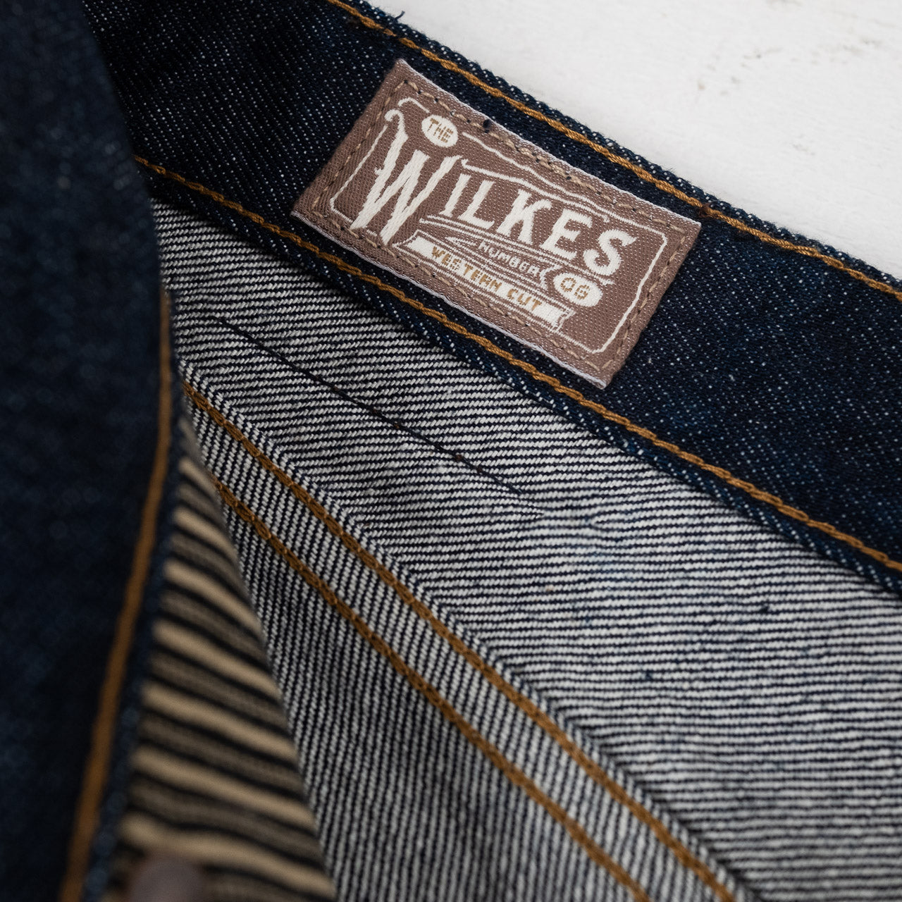 Wilkes Western 13 oz. Indigo denim