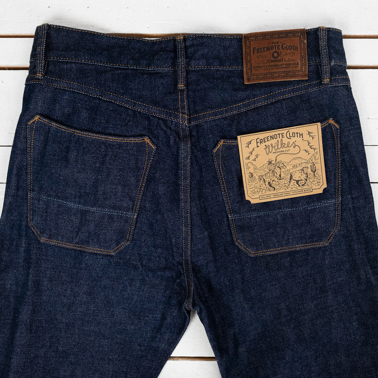 Wilkes Western 13 oz. Indigo denim