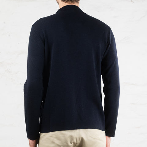 Crewneck Merino Knit Night Blue