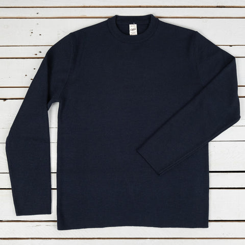 Crewneck Merino Knit Night Blue