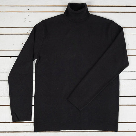 Turtleneck Merino Knit Schwarz