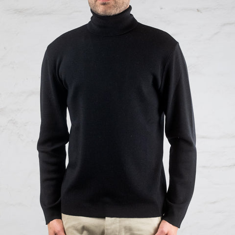 Turtleneck Merino Knit Schwarz