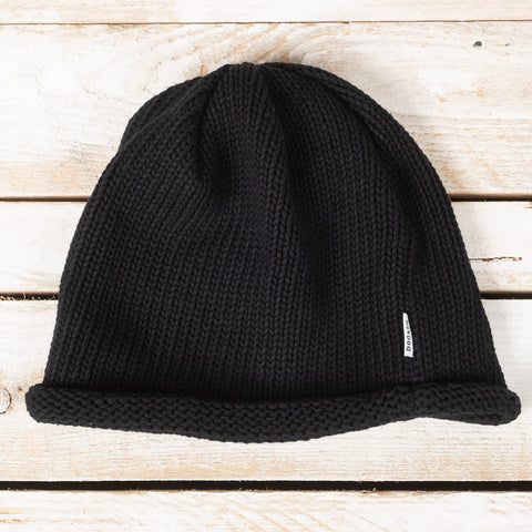 Cotton Roll Watchcap Black