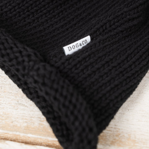 Cotton Roll Watchcap Black