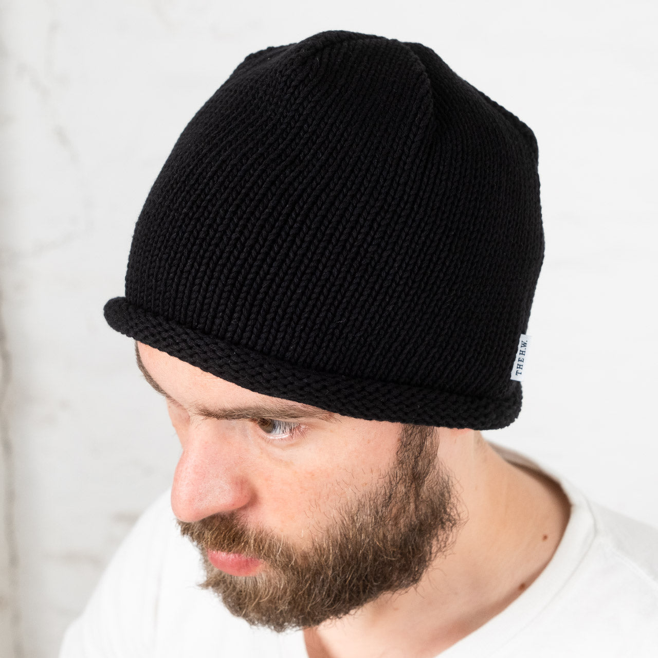 Cotton Roll Watchcap Schwarz