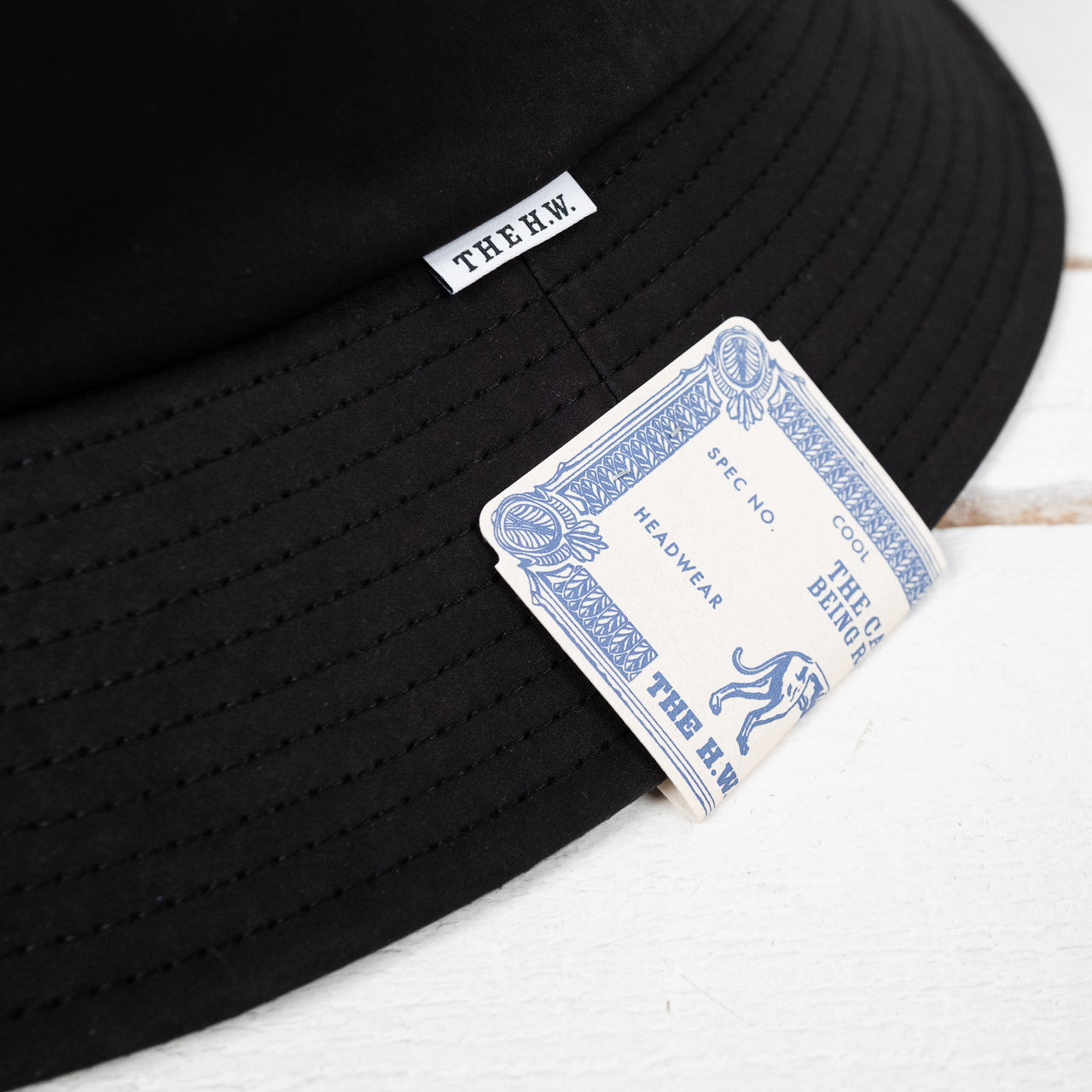 Brim 6.5 Bucket Hat Schwarz