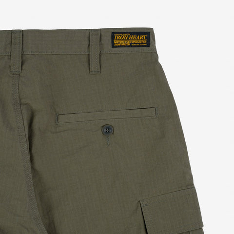 IH-736-ODG Ripstop Cargo Shorts Olive Drab Green